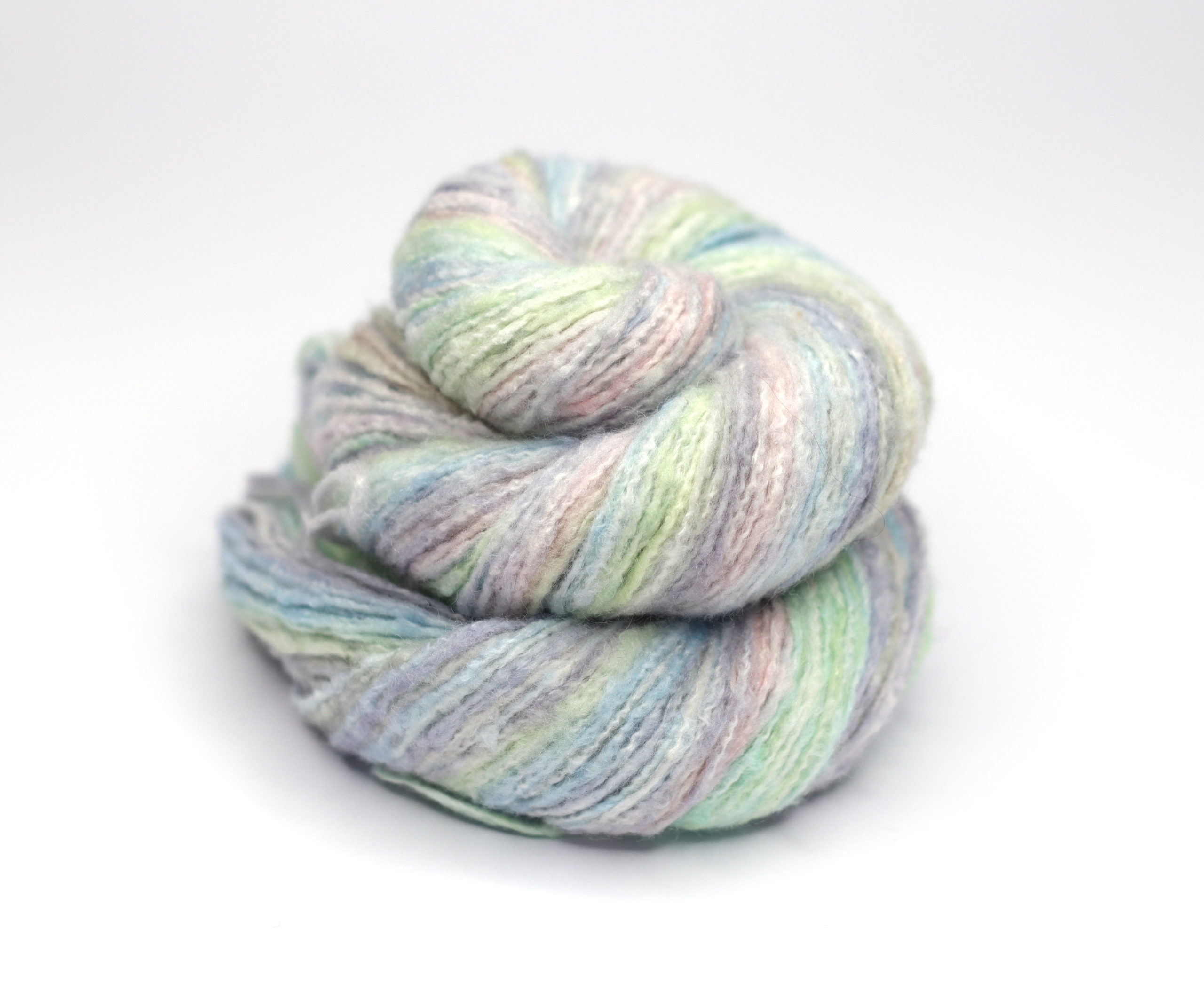 LAIT - kézzel festett hibrid fonal - selyem és fésült merinó - H11 Spring Sky